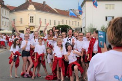 Gruppenfoto am Landesjugendlager Steyr