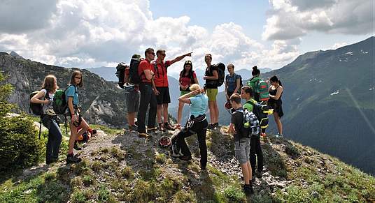 Jugendgruppe Hermagor in den Kärntner Bergen